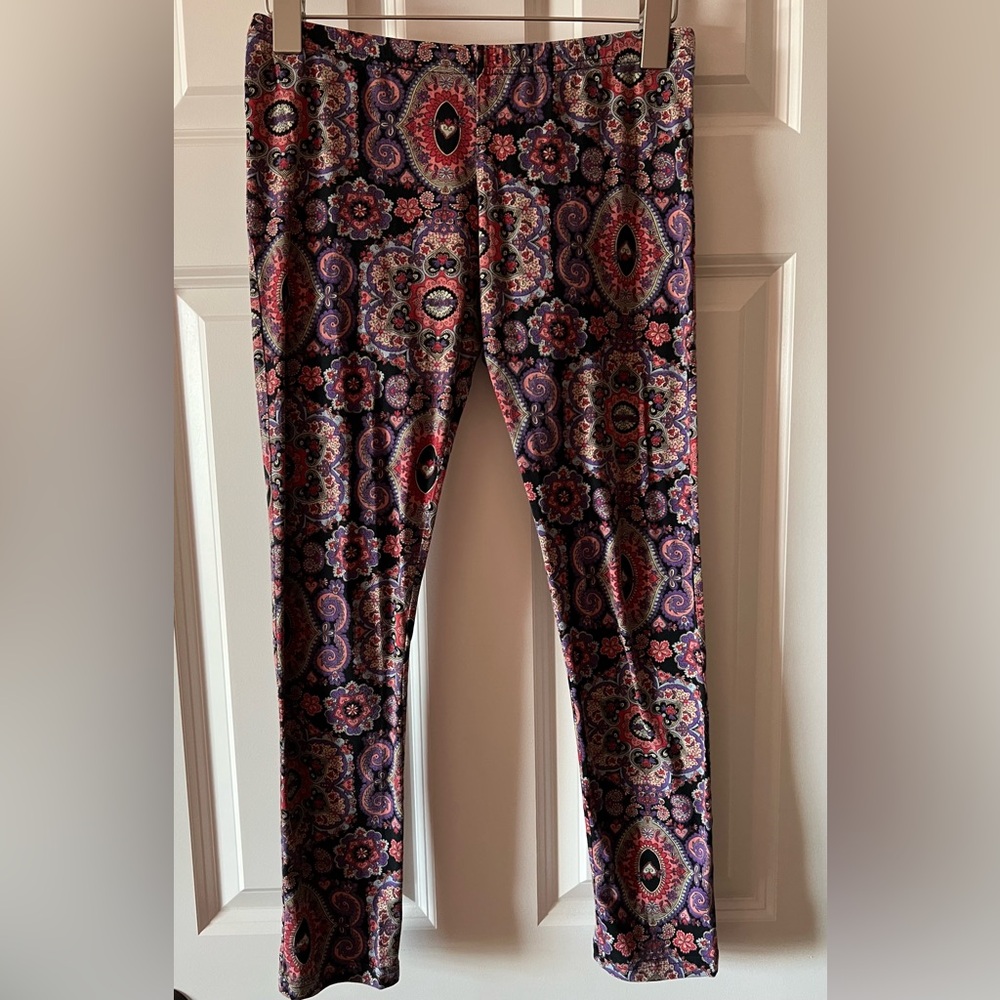 Oilily black paisley leggings
